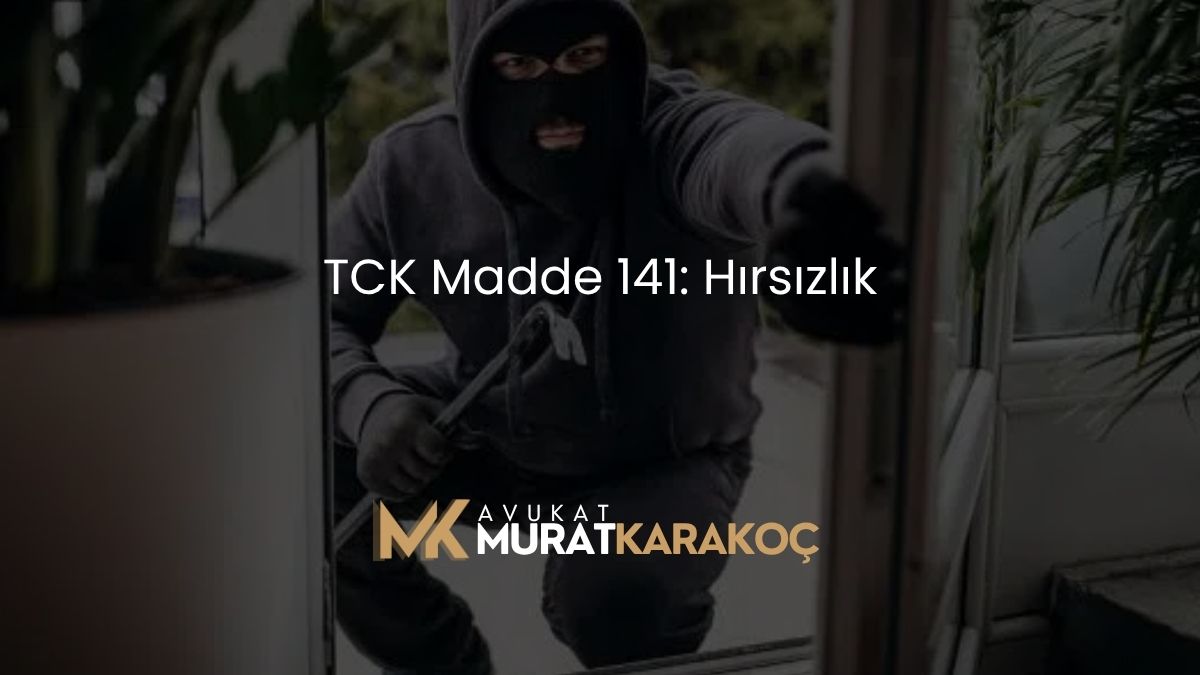 TCK Madde 141: Hırsızlık