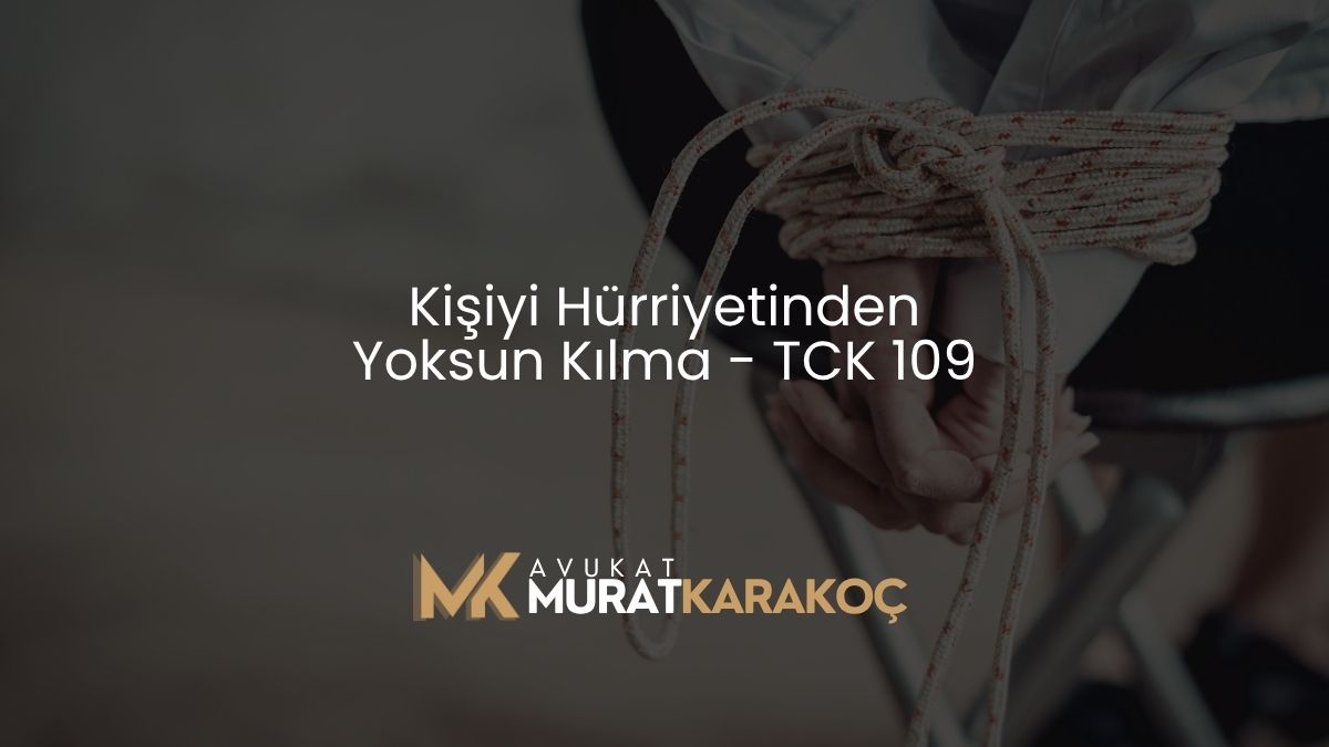 Kişiyi Hürriyetinden Yoksun Kılma - TCK 109
